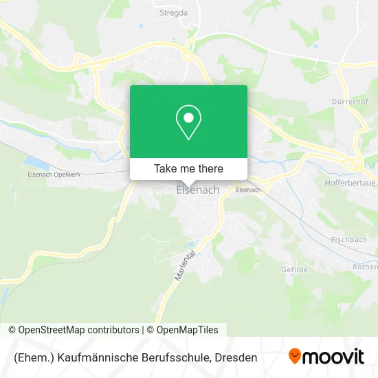 Карта (Ehem.) Kaufmännische Berufsschule