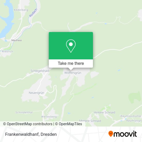 Карта Frankenwaldhanf