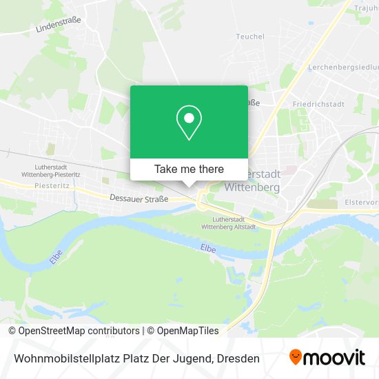 Карта Wohnmobilstellplatz Platz Der Jugend