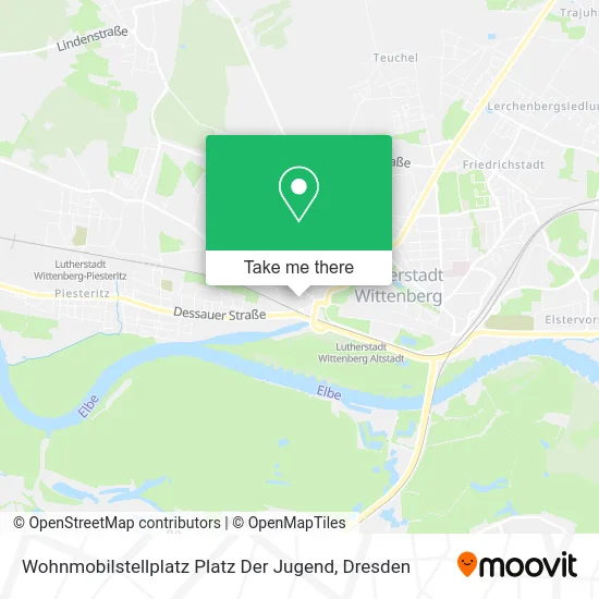 Карта Wohnmobilstellplatz Platz Der Jugend