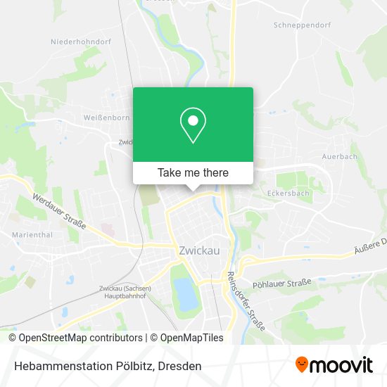 Карта Hebammenstation Pölbitz