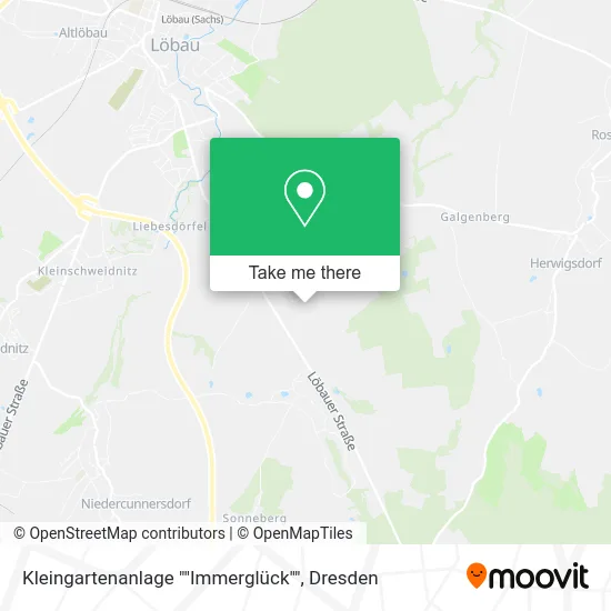 Карта Kleingartenanlage ""Immerglück""