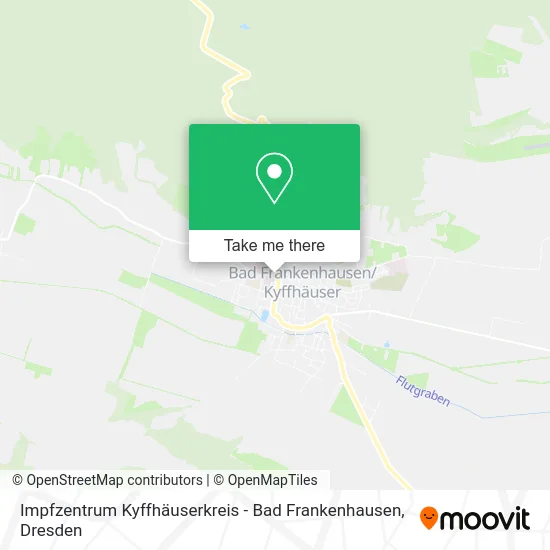 Карта Impfzentrum Kyffhäuserkreis - Bad Frankenhausen