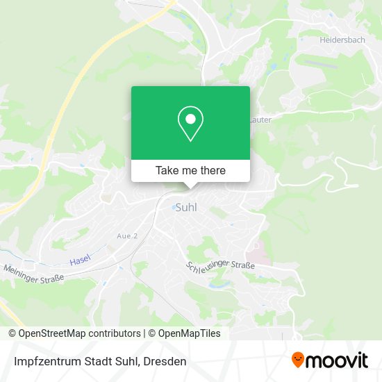 Карта Impfzentrum Stadt Suhl