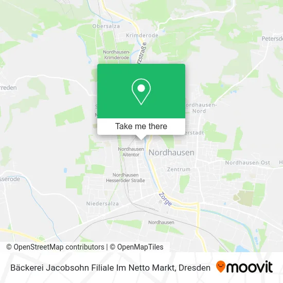 Карта Bäckerei Jacobsohn Filiale Im Netto Markt