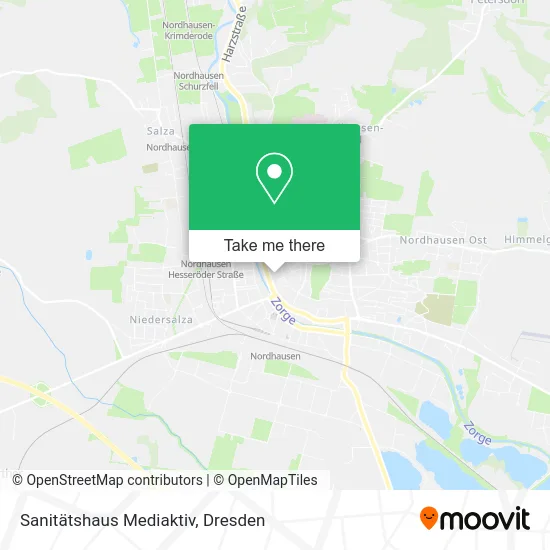 Карта Sanitätshaus Mediaktiv