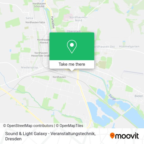 Карта Sound & Light Galaxy - Veranstaltungstechnik