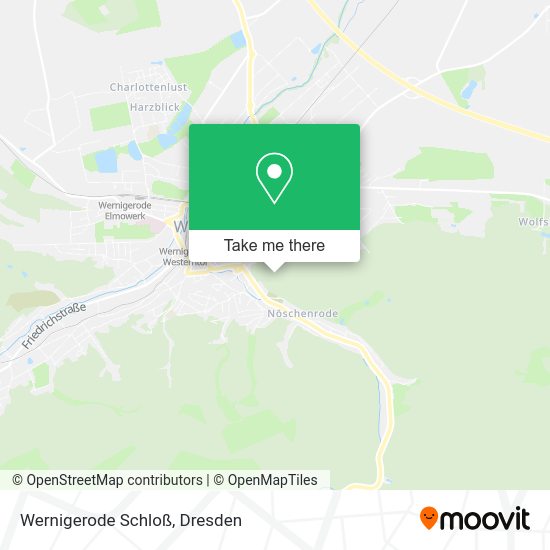 Карта Wernigerode Schloß