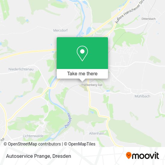 Карта Autoservice Prange