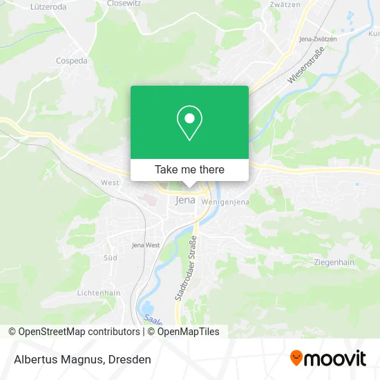 Карта Albertus Magnus