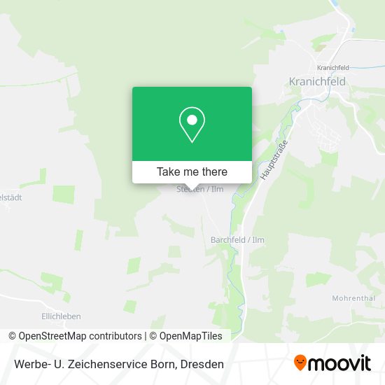 Карта Werbe- U. Zeichenservice Born