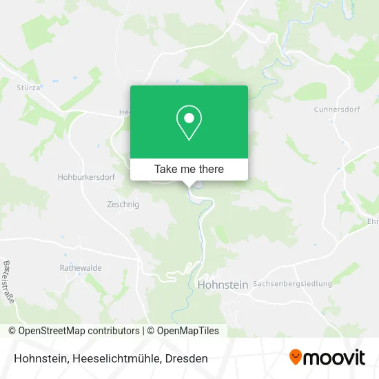 Карта Hohnstein, Heeselichtmühle