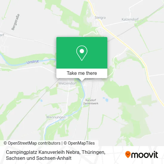 Карта Campingplatz Kanuverleih Nebra