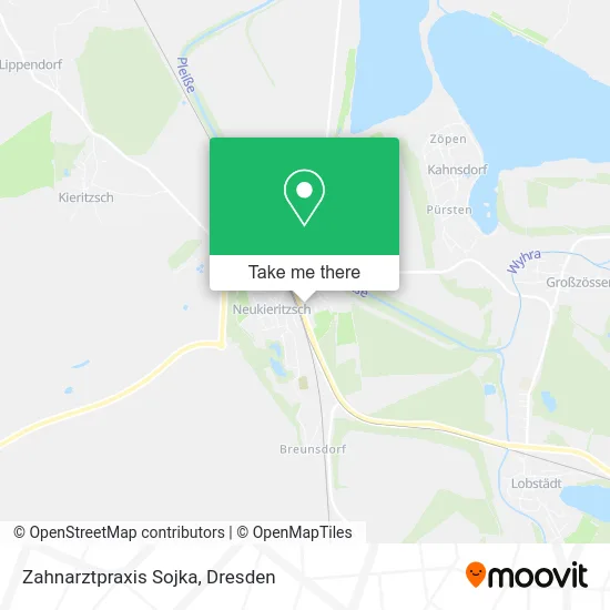 Карта Zahnarztpraxis Sojka