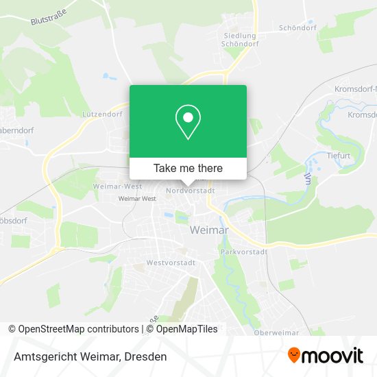 Карта Amtsgericht Weimar