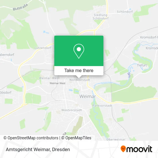 Карта Amtsgericht Weimar