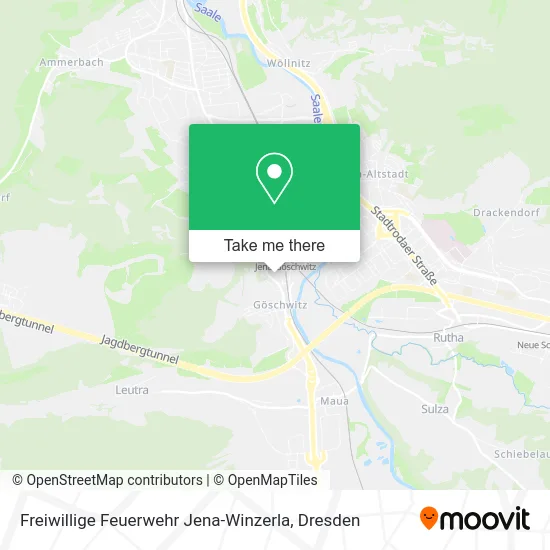 Карта Freiwillige Feuerwehr Jena-Winzerla
