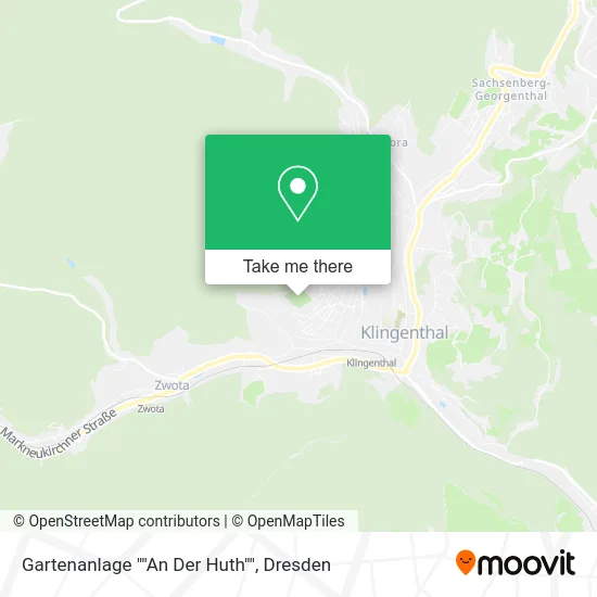 Карта Gartenanlage ""An Der Huth""