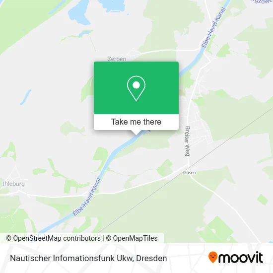 Карта Nautischer Infomationsfunk Ukw