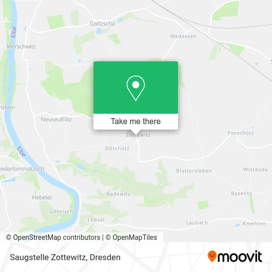 Карта Saugstelle Zottewitz