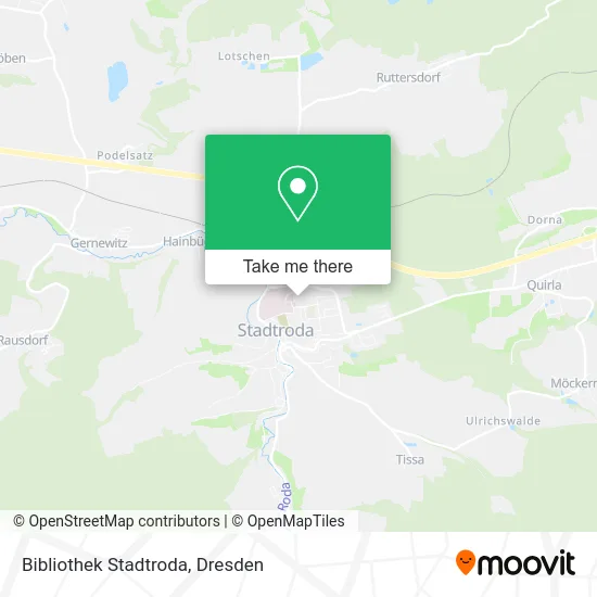 Карта Bibliothek Stadtroda