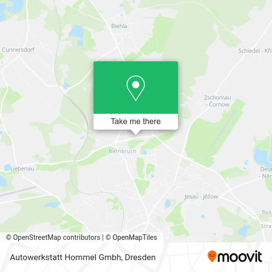 Карта Autowerkstatt Hommel Gmbh