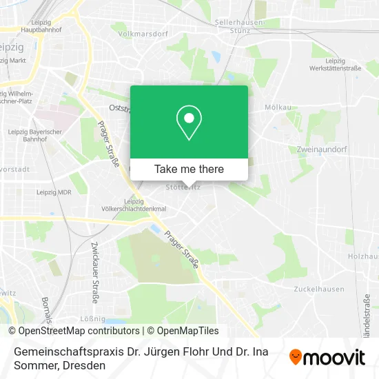 Карта Gemeinschaftspraxis Dr. Jürgen Flohr Und Dr. Ina Sommer