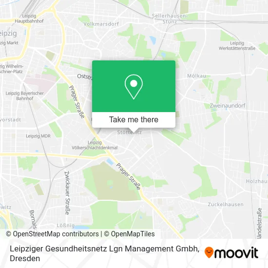 Карта Leipziger Gesundheitsnetz Lgn Management Gmbh