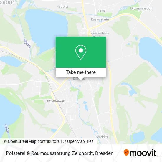 Карта Polsterei & Raumausstattung Zeichardt