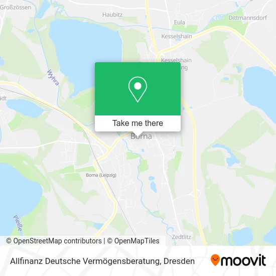 Карта Allfinanz Deutsche Vermögensberatung