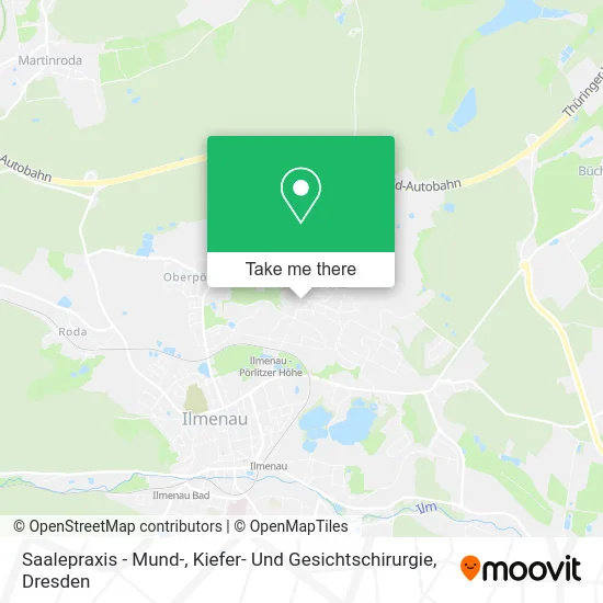 Карта Saalepraxis - Mund-, Kiefer- Und Gesichtschirurgie