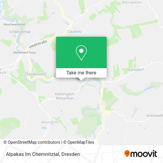 Карта Alpakas Im Chemnitztal