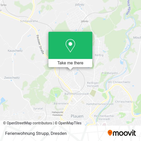 Карта Ferienwohnung Strupp