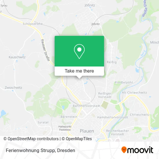 Карта Ferienwohnung Strupp