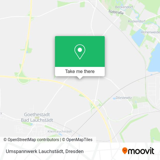 Карта Umspannwerk Lauchstädt