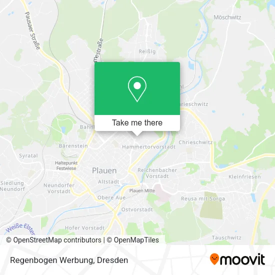 Карта Regenbogen Werbung