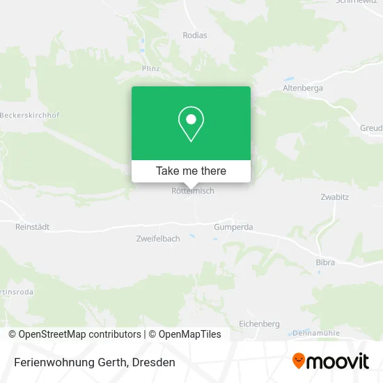 Карта Ferienwohnung Gerth