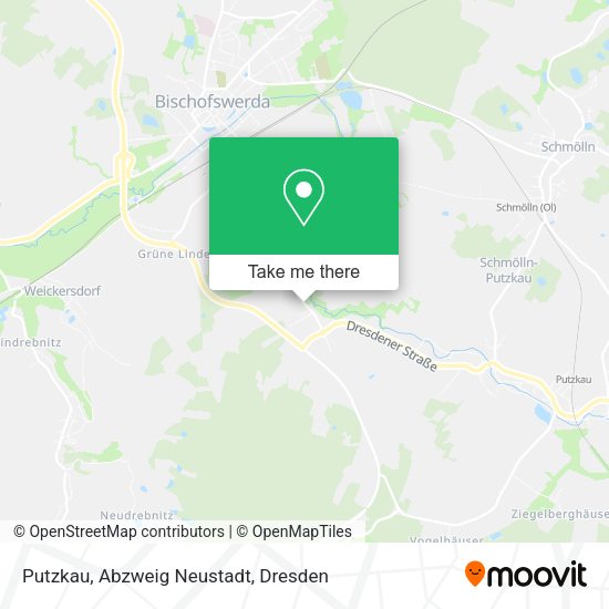 Карта Putzkau, Abzweig Neustadt