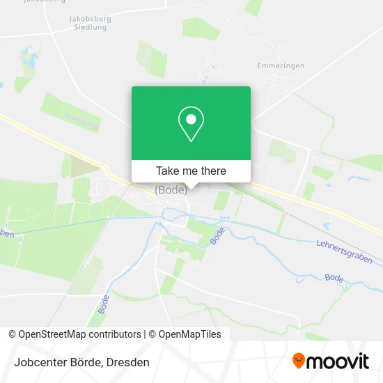 Карта Jobcenter Börde