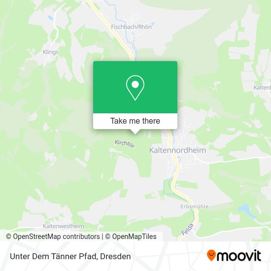 Карта Unter Dem Tänner Pfad