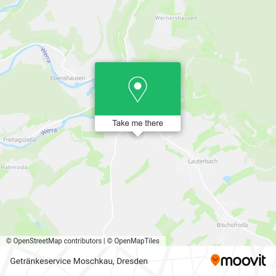 Карта Getränkeservice Moschkau
