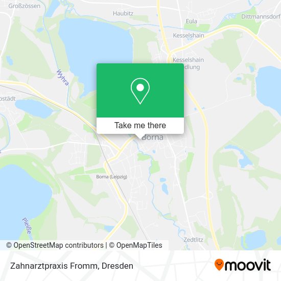 Карта Zahnarztpraxis Fromm