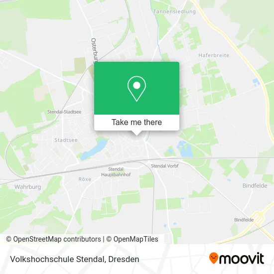 Карта Volkshochschule Stendal