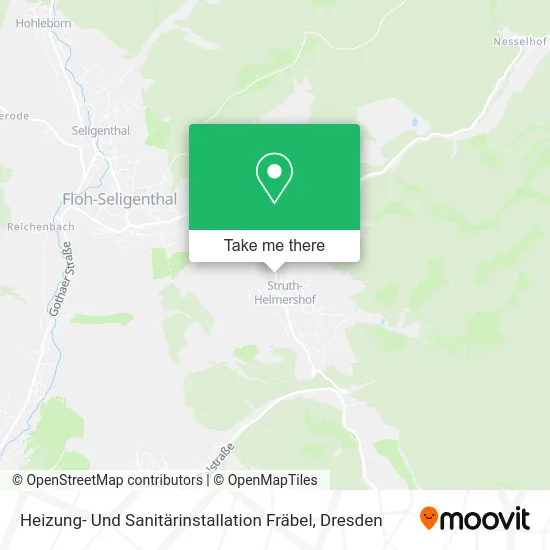 Карта Heizung- Und Sanitärinstallation Fräbel