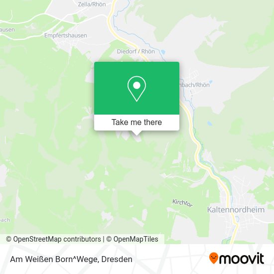 Карта Am Weißen Born^Wege