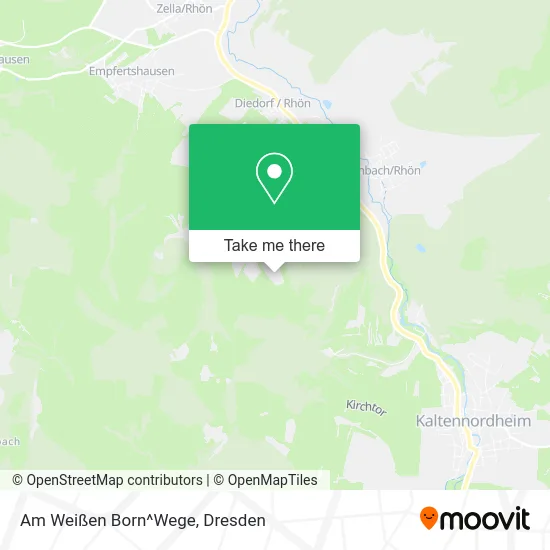 Карта Am Weißen Born^Wege