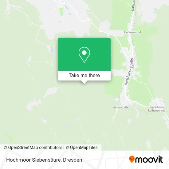 Карта Hochmoor Siebensäure