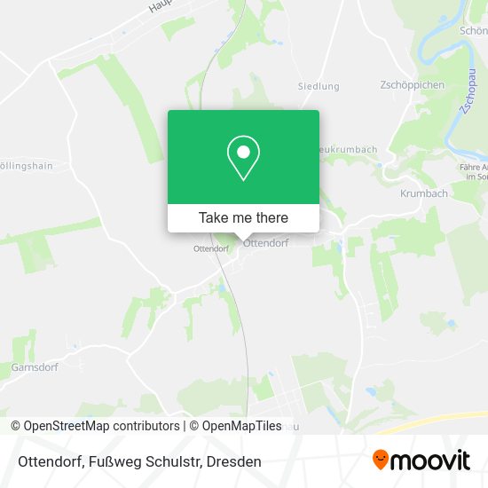 Карта Ottendorf, Fußweg Schulstr