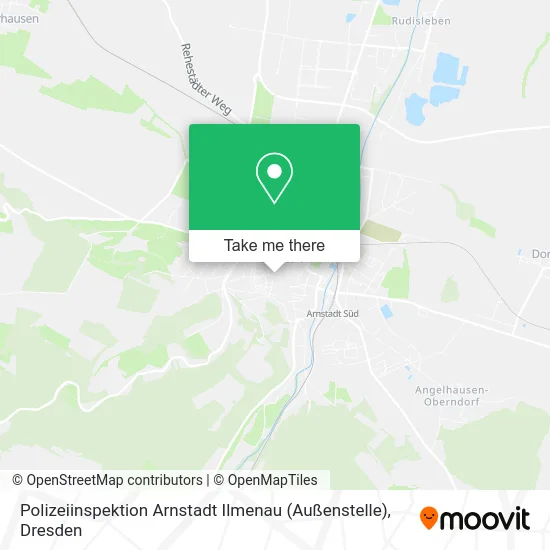 Карта Polizeiinspektion Arnstadt Ilmenau (Außenstelle)