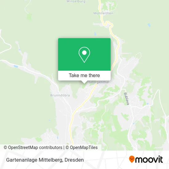 Карта Gartenanlage Mittelberg